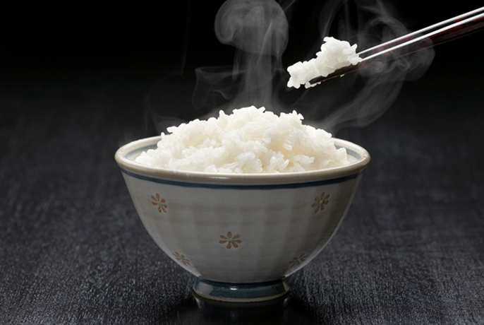 写真：炊きあがったご飯