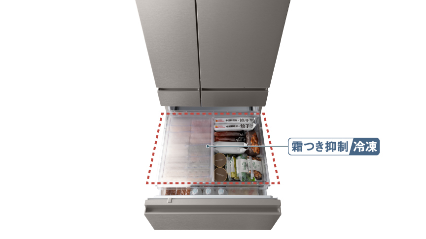 写真：霜つき抑制冷凍