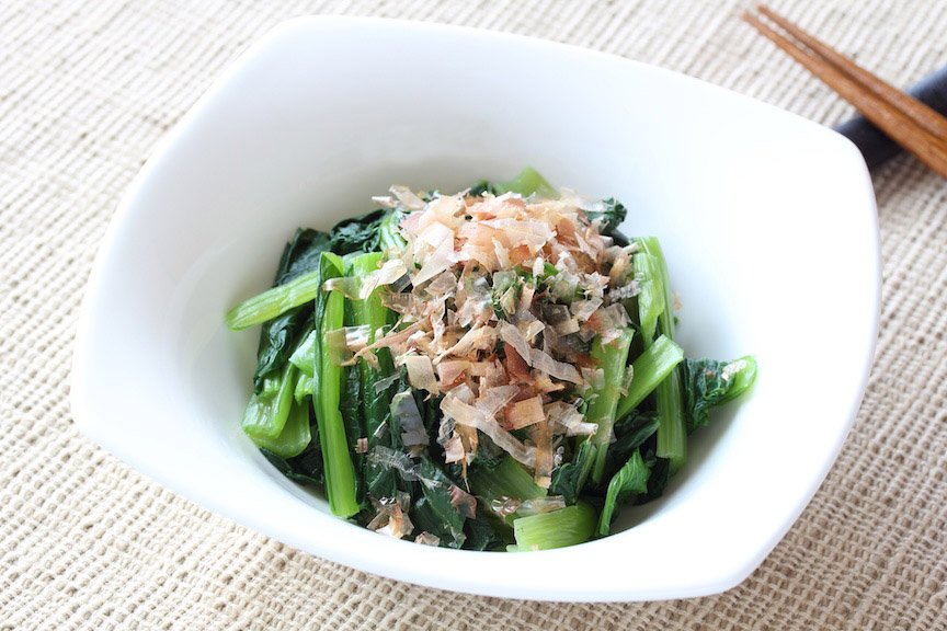 写真：ほうれん草のお浸し