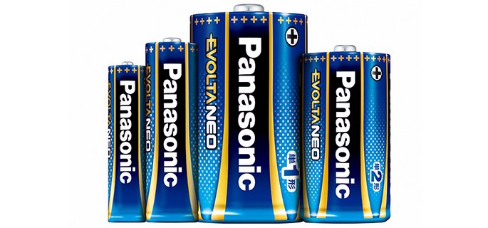 アルカリ乾電池：Panasonic EVOLTA NEOのイメージ