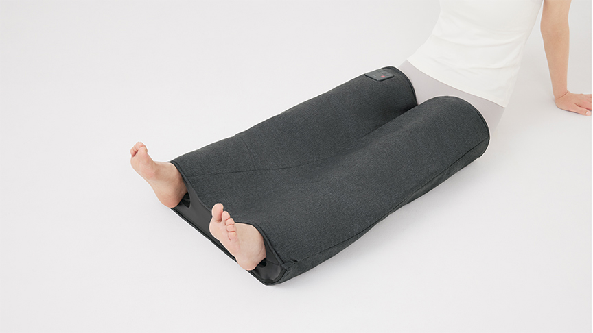 エアーマッサージャー はくだけキュッとリフレの写真