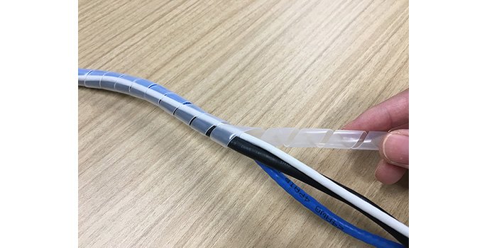 ケーブルチューブの写真
