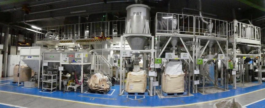 加東資源循環工場の内部の写真