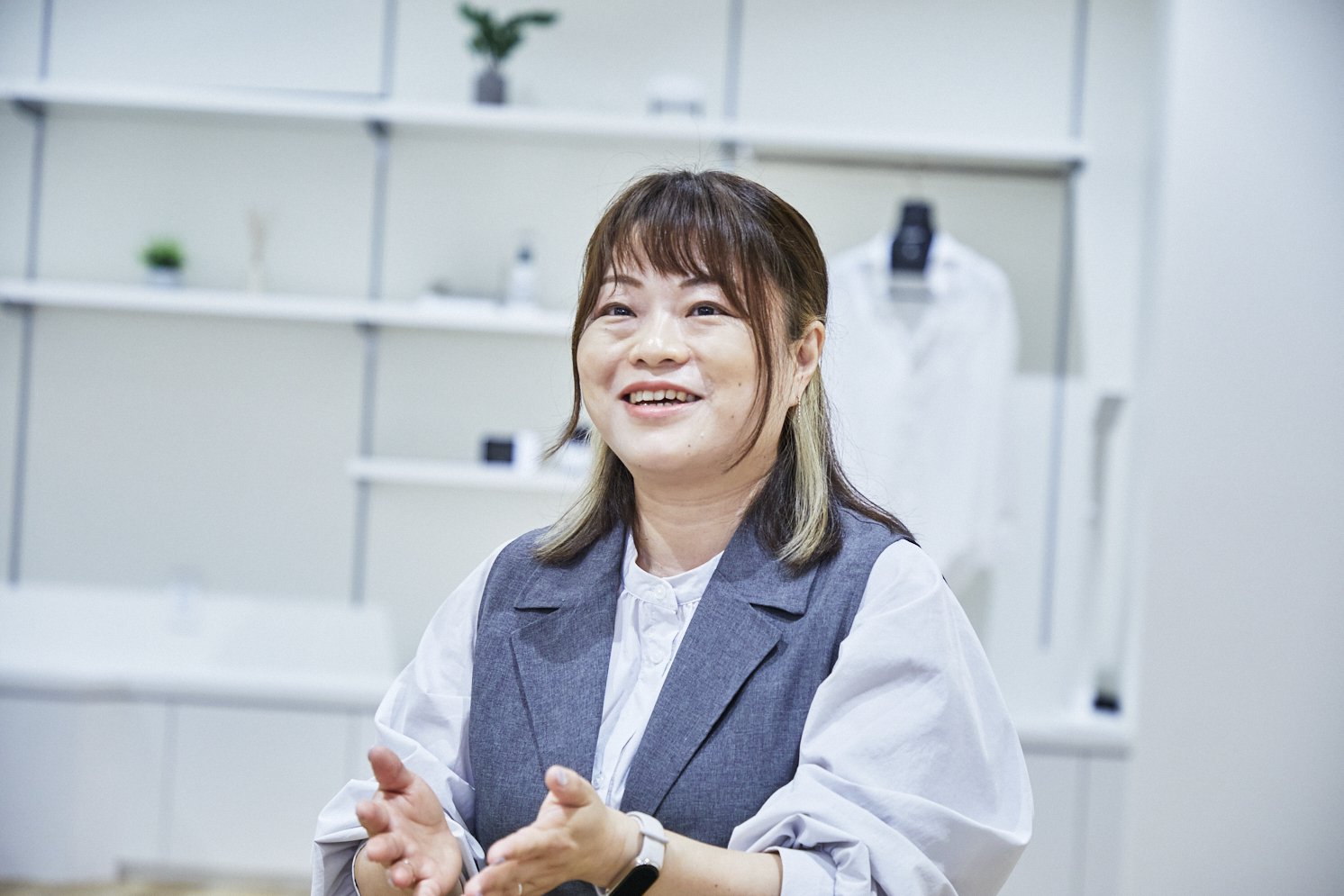 技術開発を担当する柴山亜美の写真