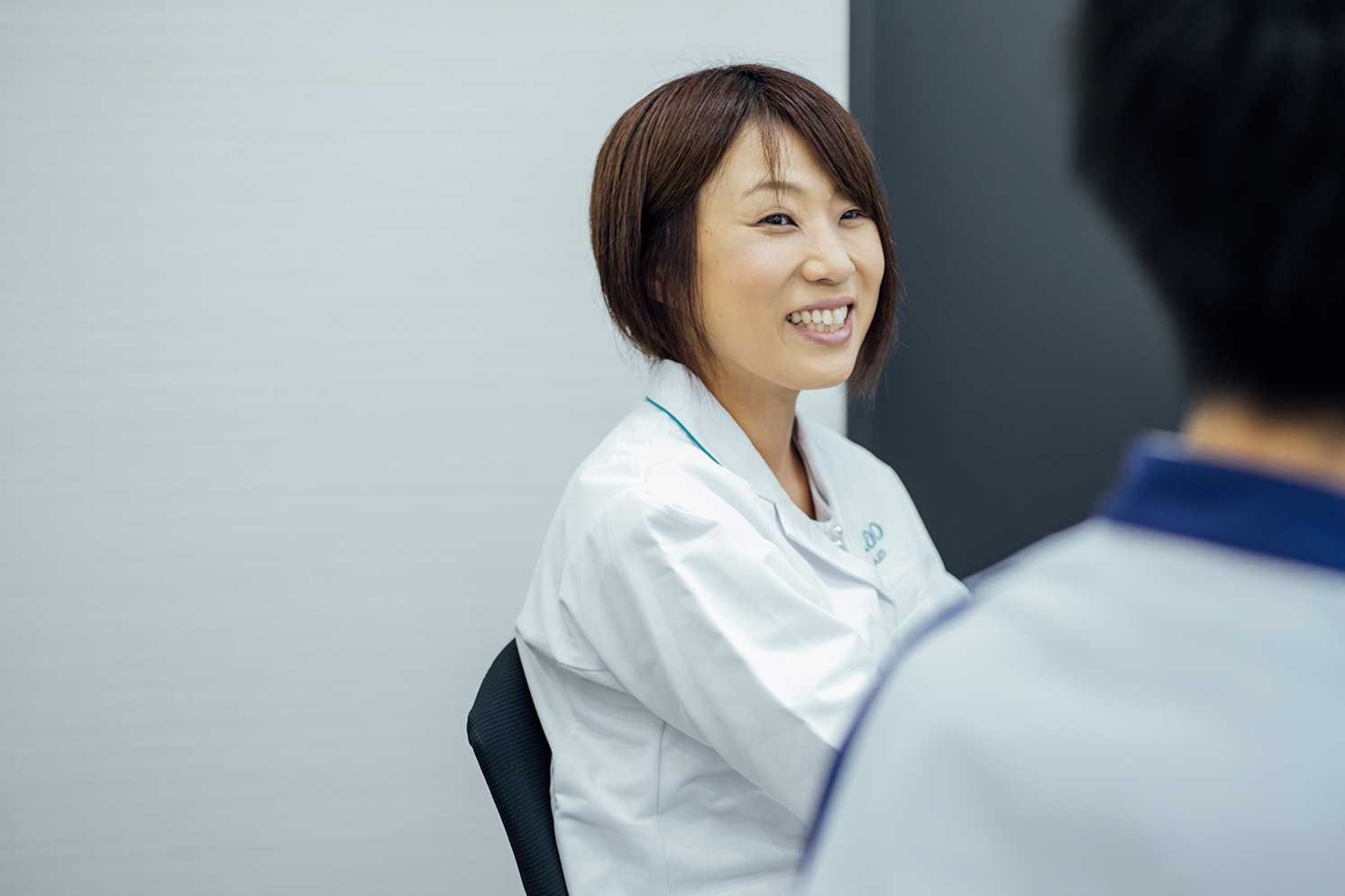 共同開発について話している喜多亜矢子さんの写真