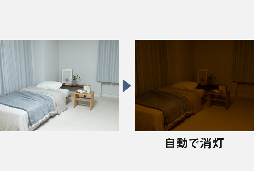 おやすみタイマーのイメージ