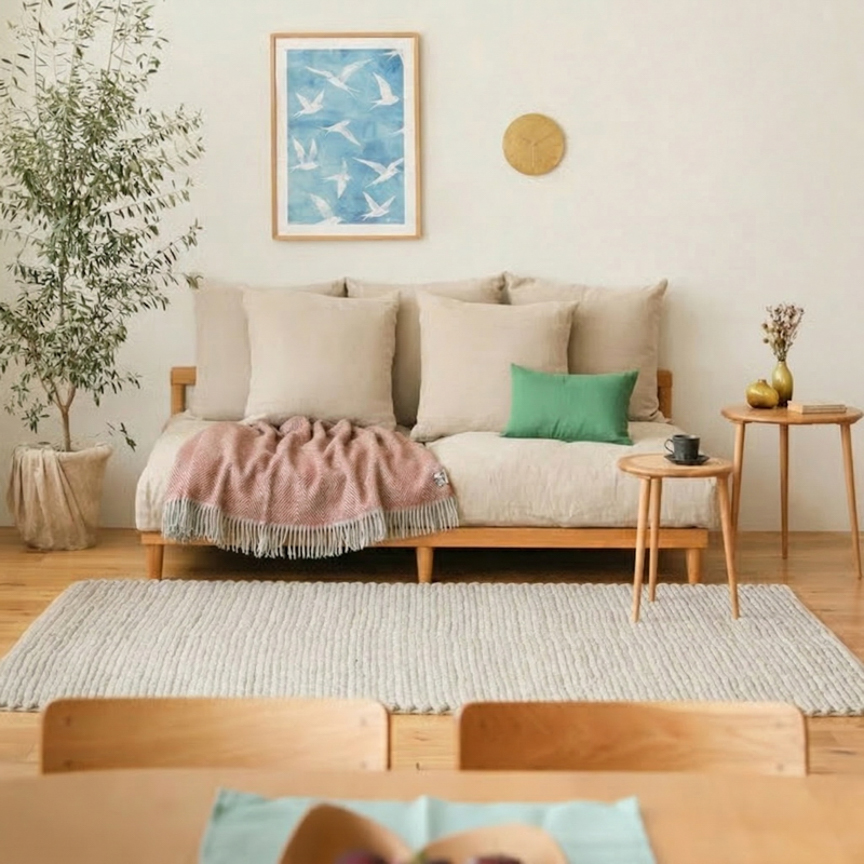 いろんな色が混ざったお部屋
