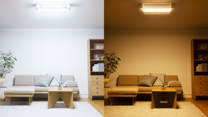 センター光とパネル光、2つの光で気分を変えるへのリンク