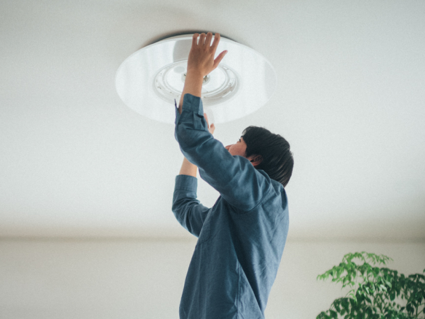 LEDシーリングライトの取り付け方法