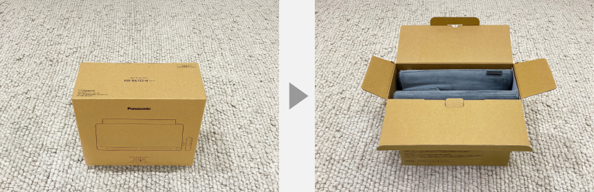写真：EW-RA152の個装箱