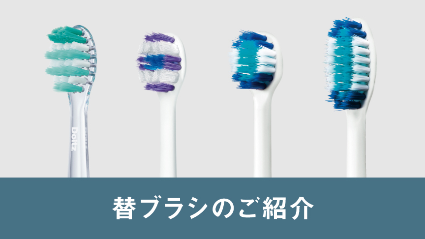 替ブラシのご紹介​
