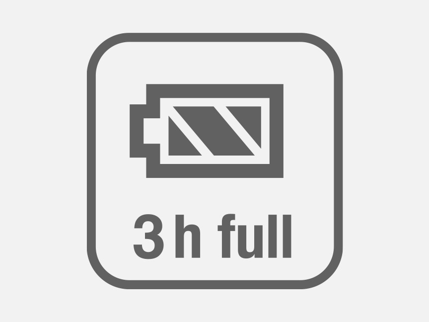 3時間フル充電