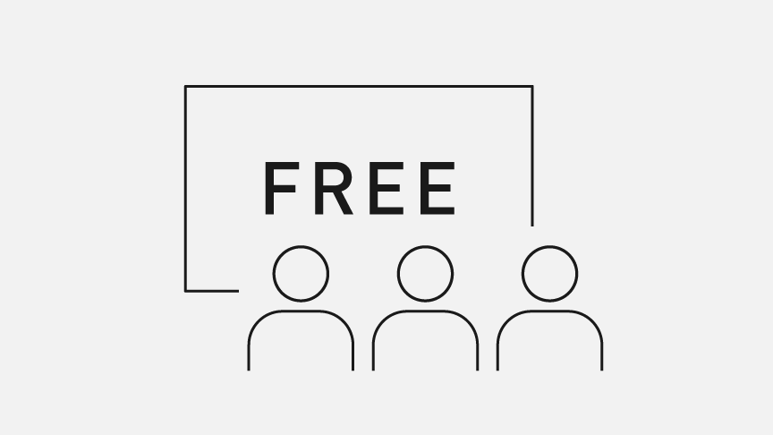アイコン：受講料無料