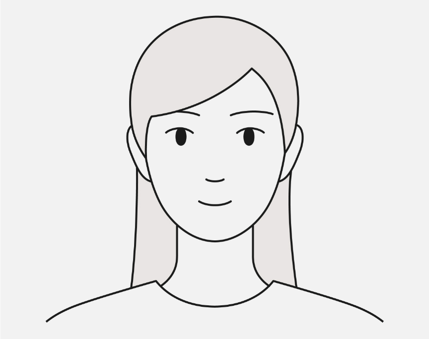 女性のイラストです。