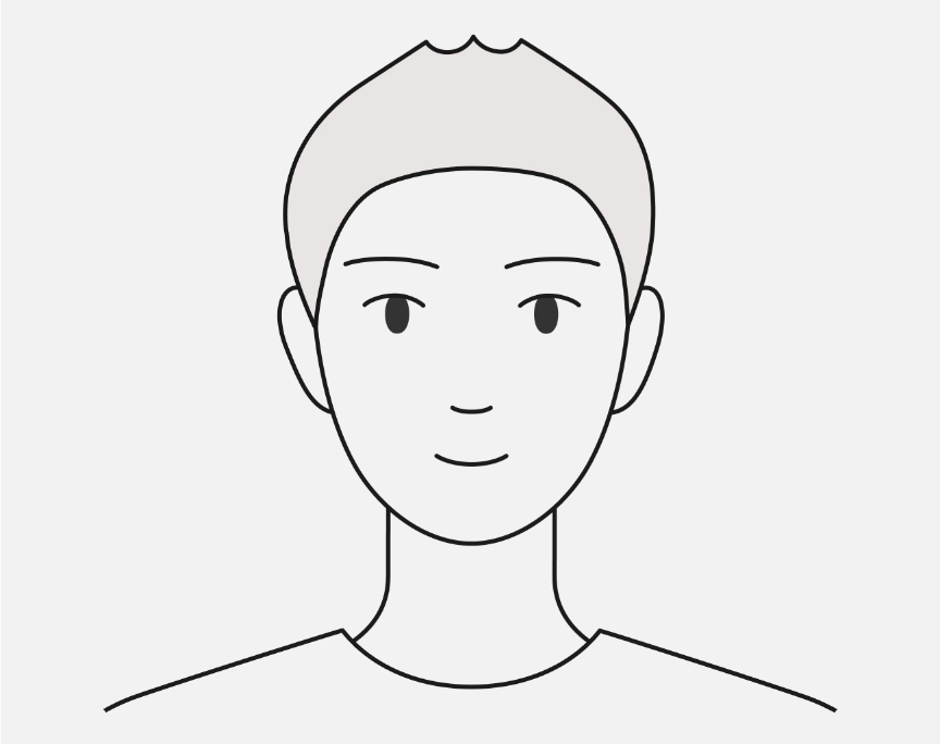 男性のイラストです。
