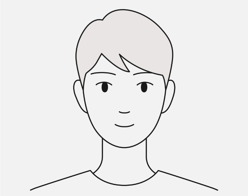 男性のイラストです。