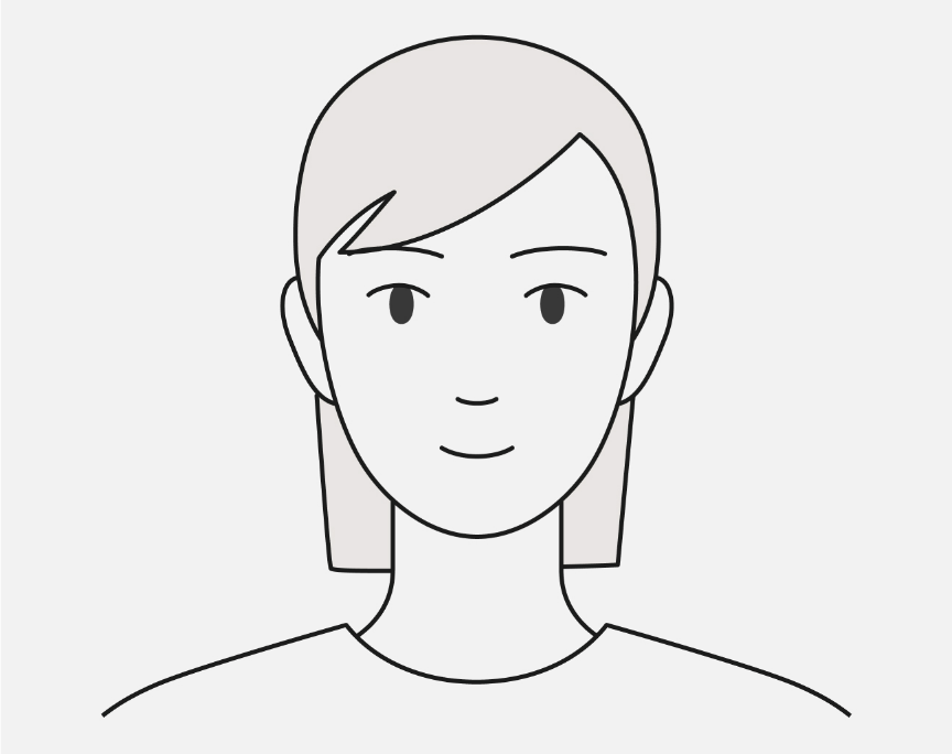 女性のイラストです。