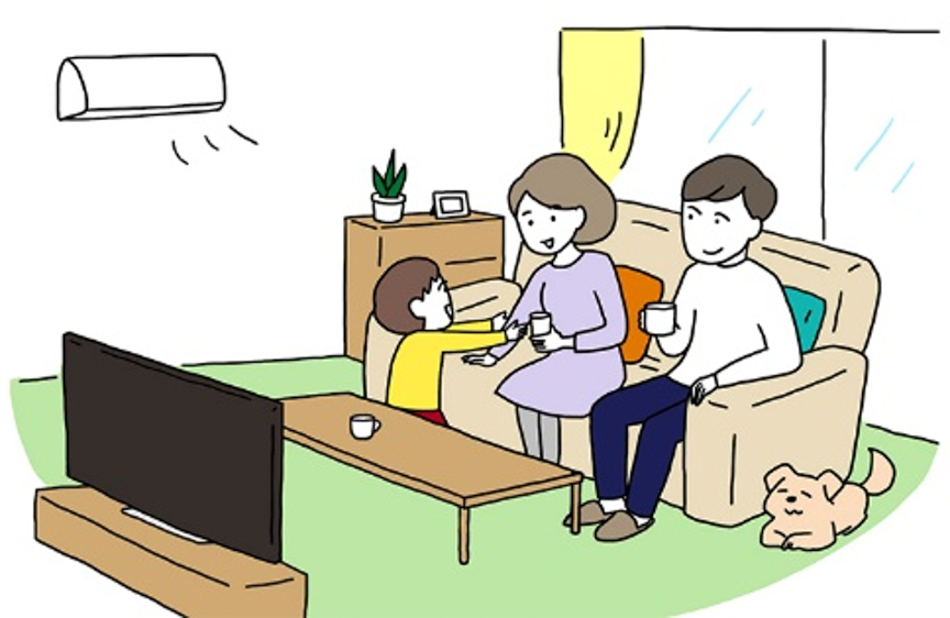 エアコンの説明画像です