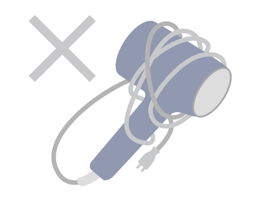 ドライヤーの説明画像です