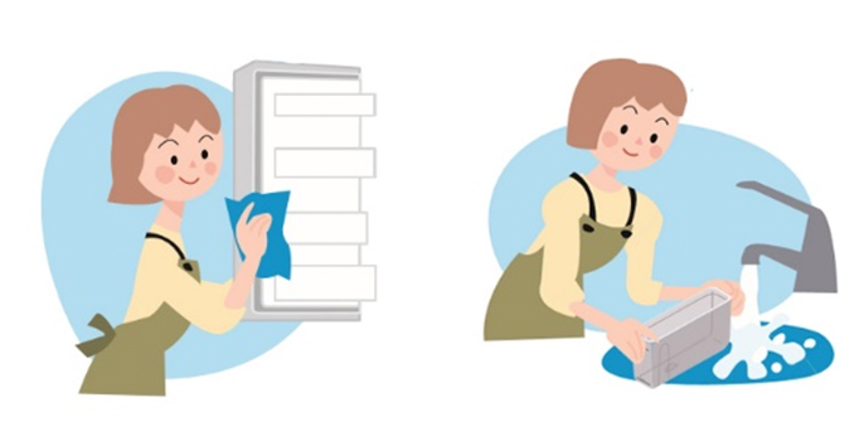 冷蔵庫の説明画像です