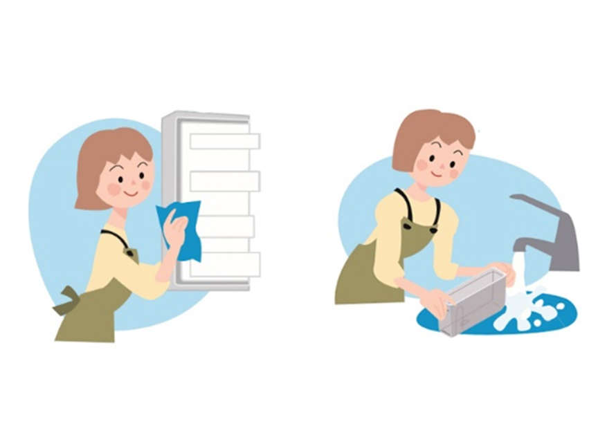 冷蔵庫の説明画像です