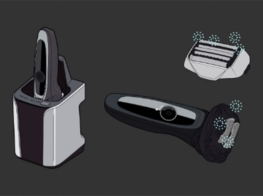 メンズシェーバーの説明画像です