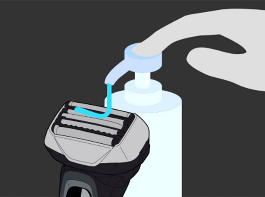 メンズシェーバーの説明画像です