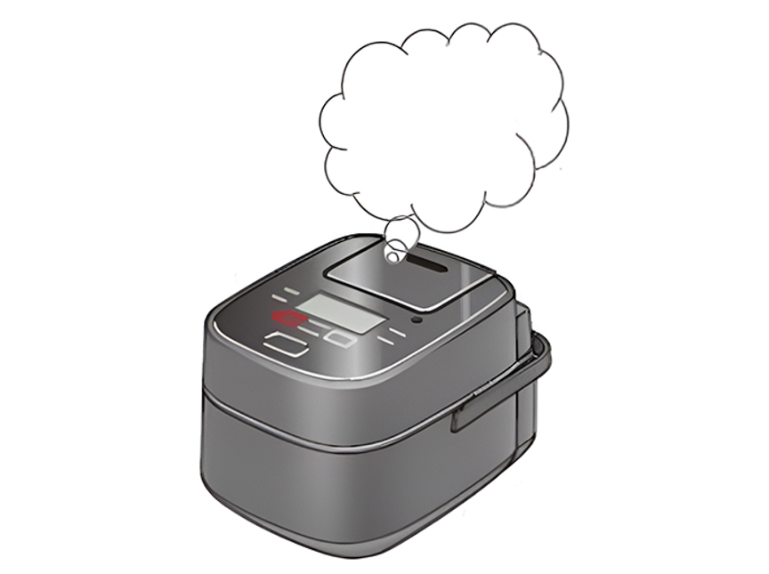 炊飯器の説明画像です