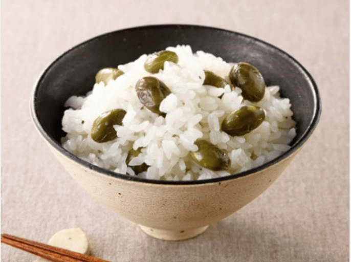 豆ごはんの作りかた・豆の色を残すには？
