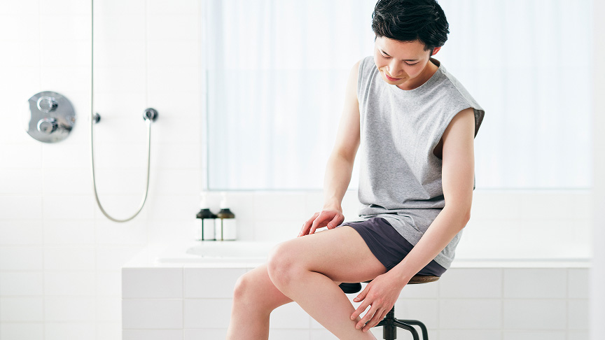 しっかり剃れるのに肌にやさしい、パナソニックのボディトリマー