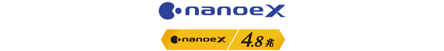 nanoeXのロゴです。