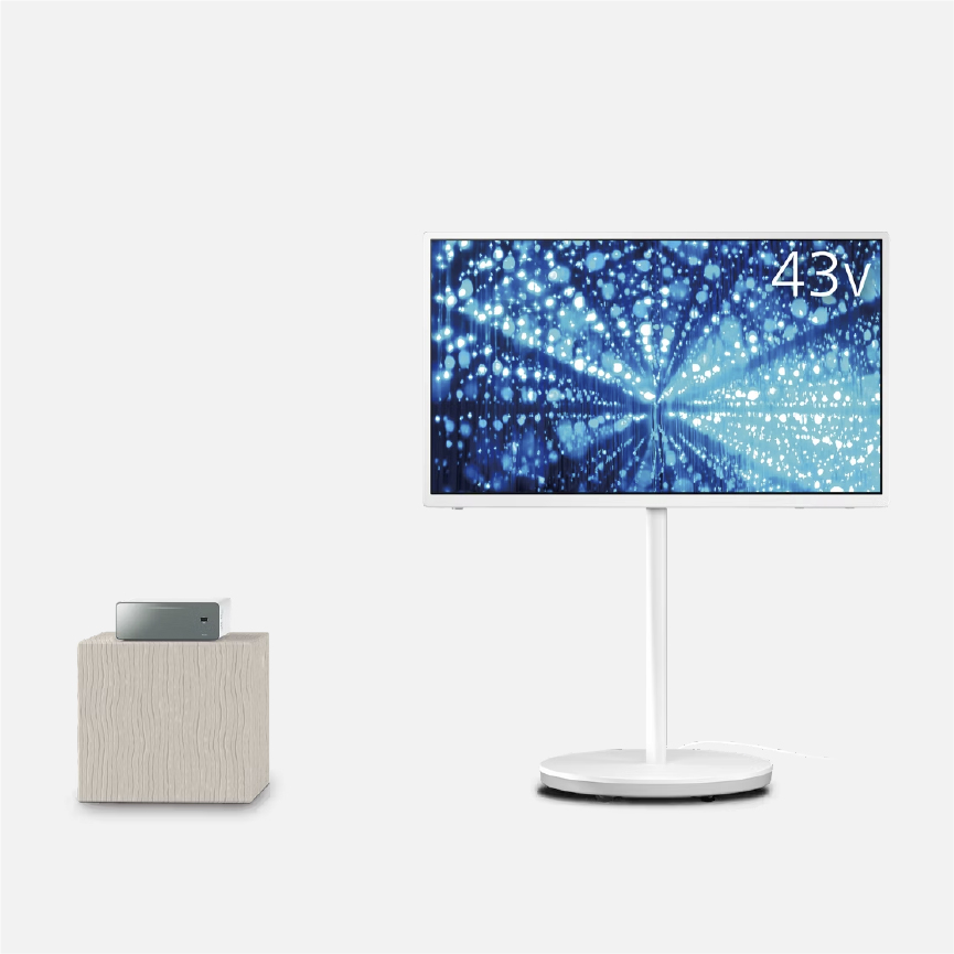 レイアウトフリーテレビの商品画像です。