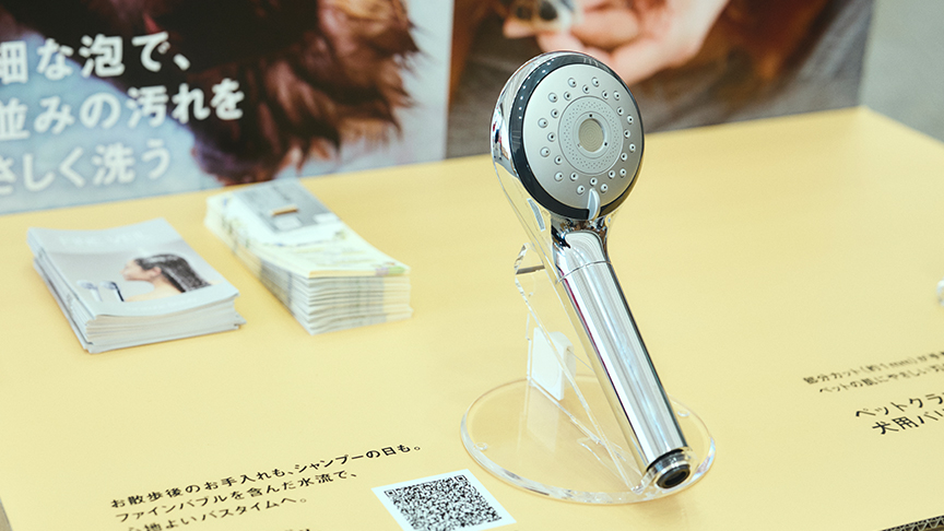 家電コーナーで展示されているパナソニック家電の写真です