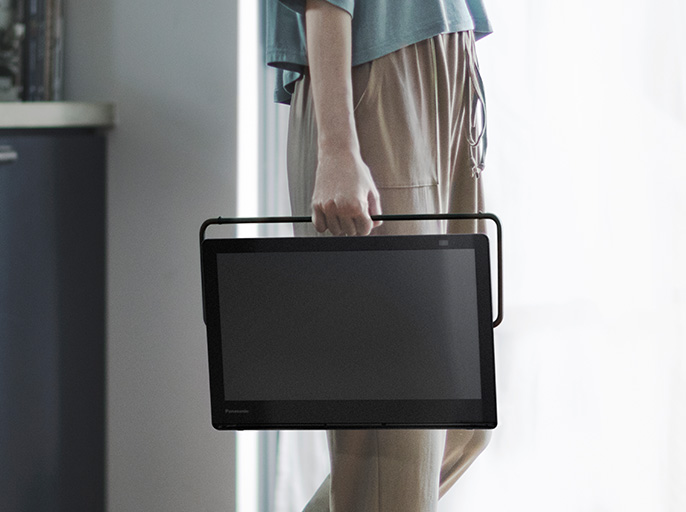 持ち運んで、好きな時に好きな場所で見られる