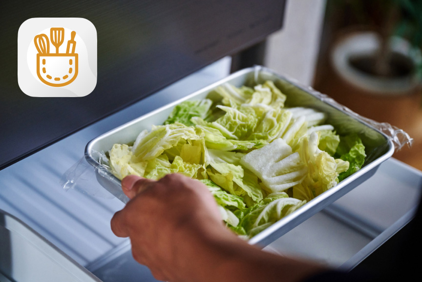 冷蔵庫　「キッチンポケット」アプリについて詳しく見る