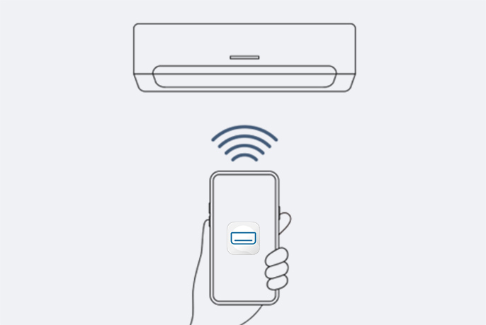 アプリと家電を接続するイメージ