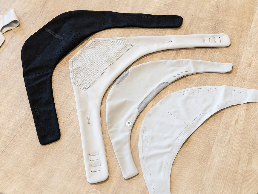 写真：はおるだけの高周波治療器