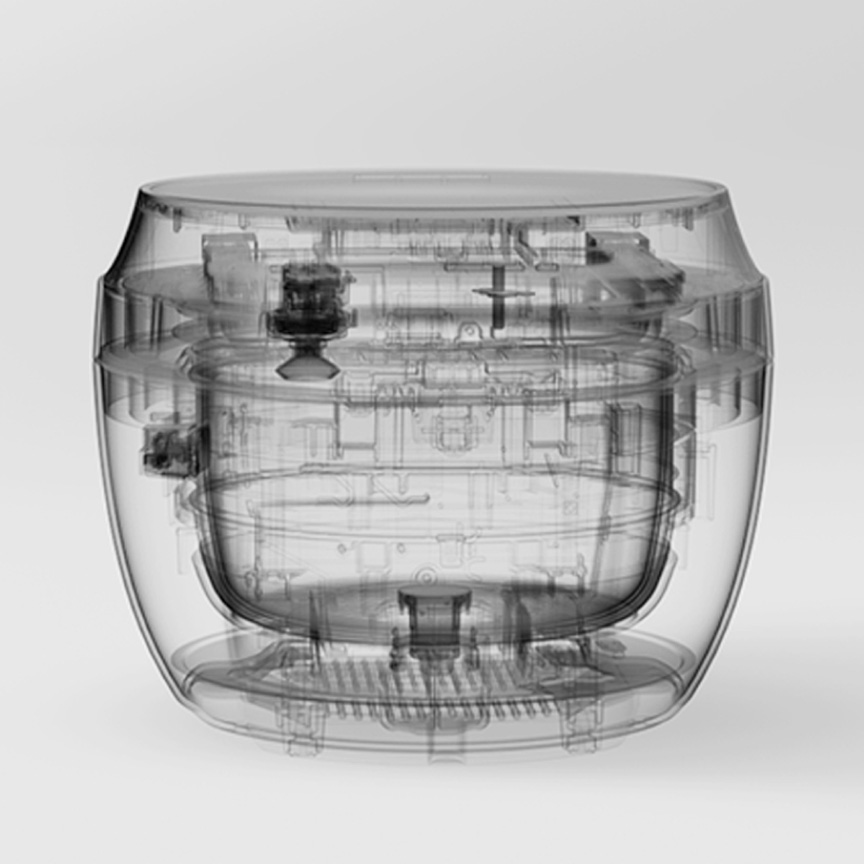 炊飯器の内部構造