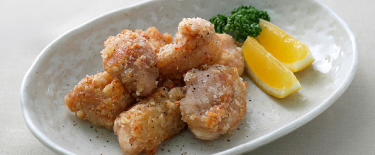 調理した唐揚げ