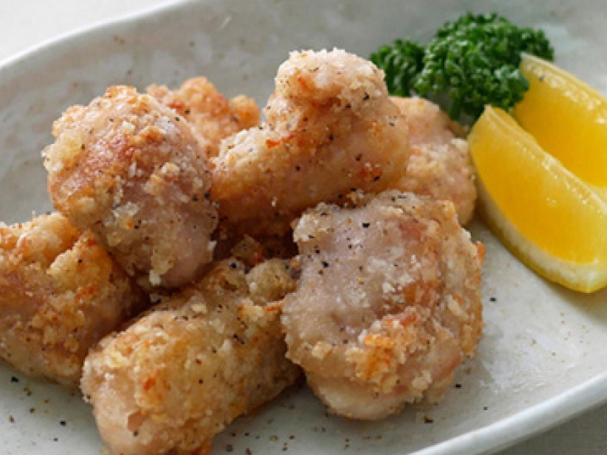 調理した唐揚げ