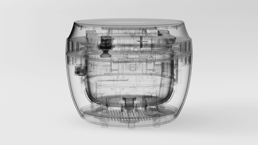 新米も古米もおいしく炊ける炊飯器。