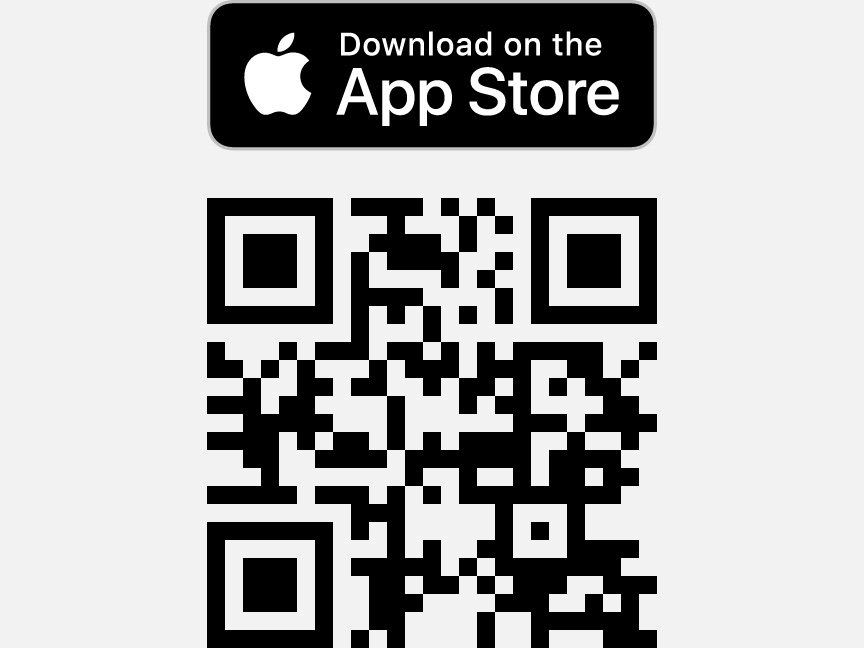 App Storeでダウンロードする場合のQRコードです。