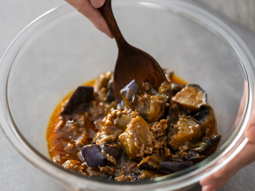 麻婆なすの画像。