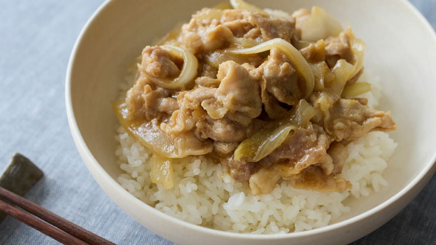 とろとろジンジャーポークご飯