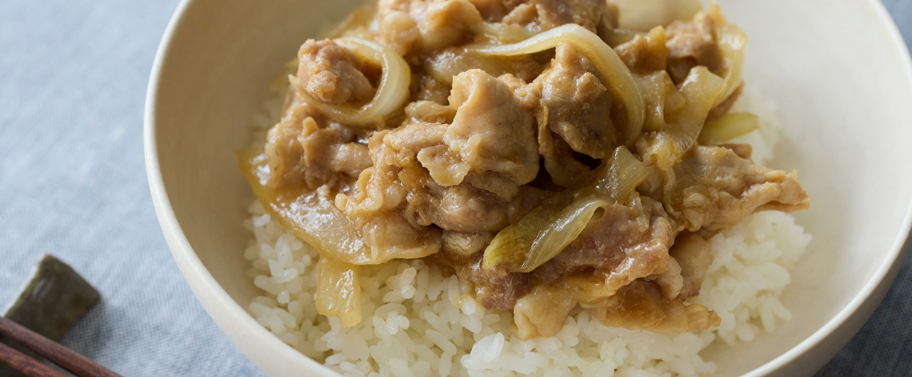 写真：とろとろジンジャーポークご飯