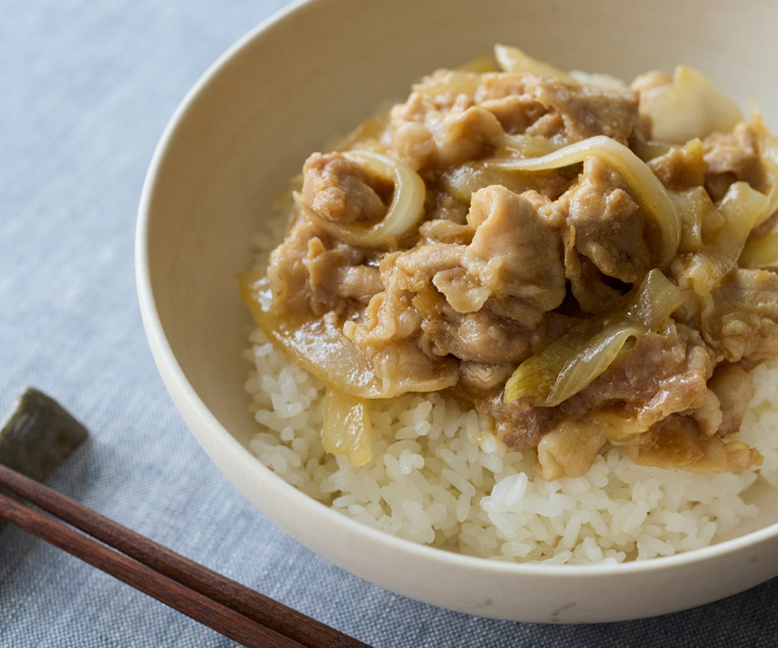 写真：とろとろジンジャーポークご飯