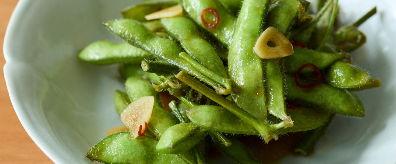 写真：やみつきにんにく枝豆