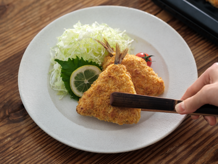 クリックすると「おまかせ熱風フライ」ページへリンクします。