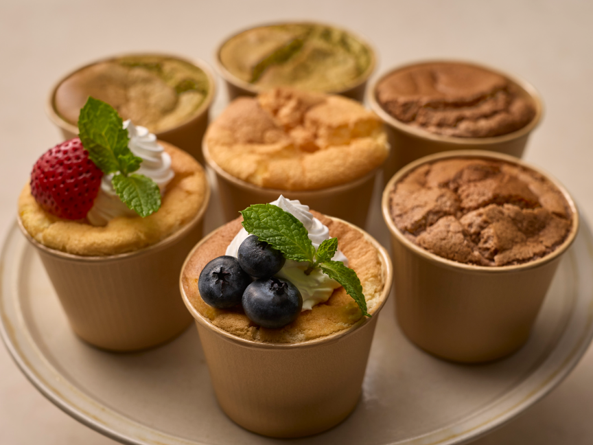 画像：カップシフォンケーキ