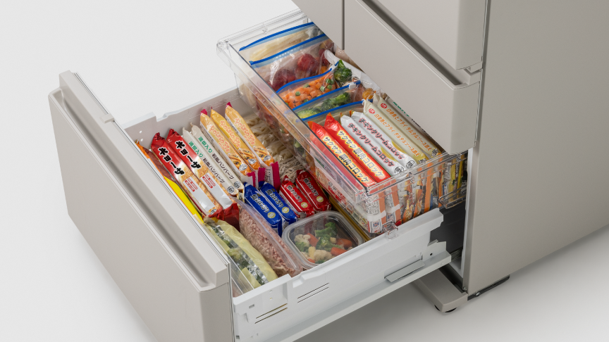 大容量なのに整理しやすく使いやすい